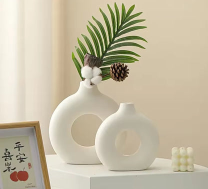 2 in 1 porcelain vase