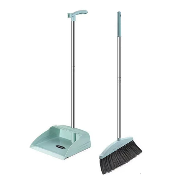 2 In 1 Long Broom And Dustpan