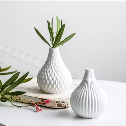 White Ceramic vase