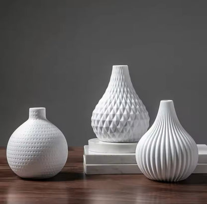 White Ceramic vase