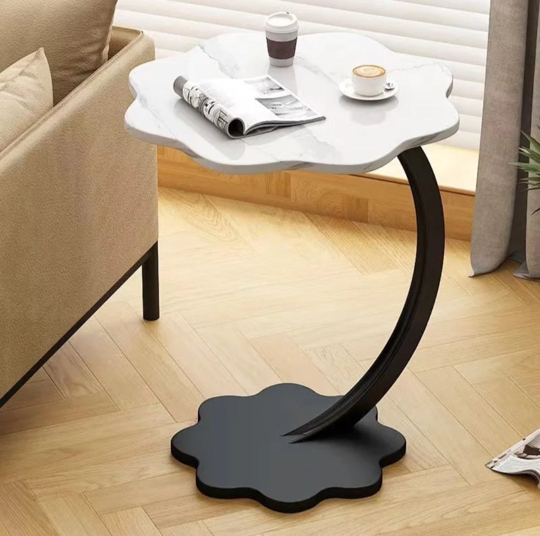 C shaped Bedside Table