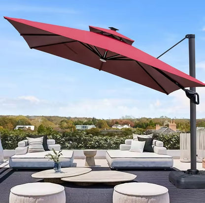 Canvas outdoor umbrella sun shade