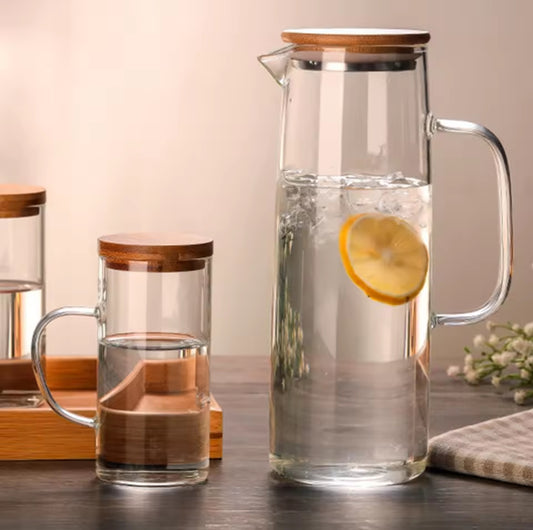1.2L Heat resistant glass jug pitcher