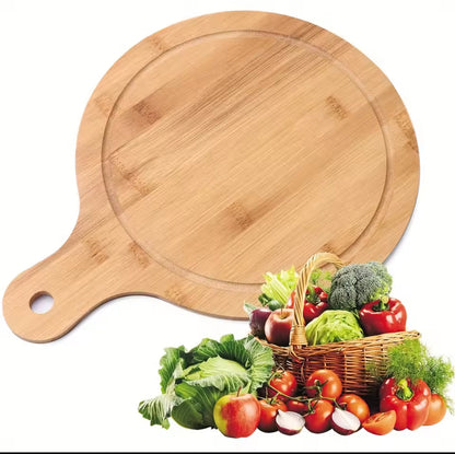 Pizza board wooden round chopping board