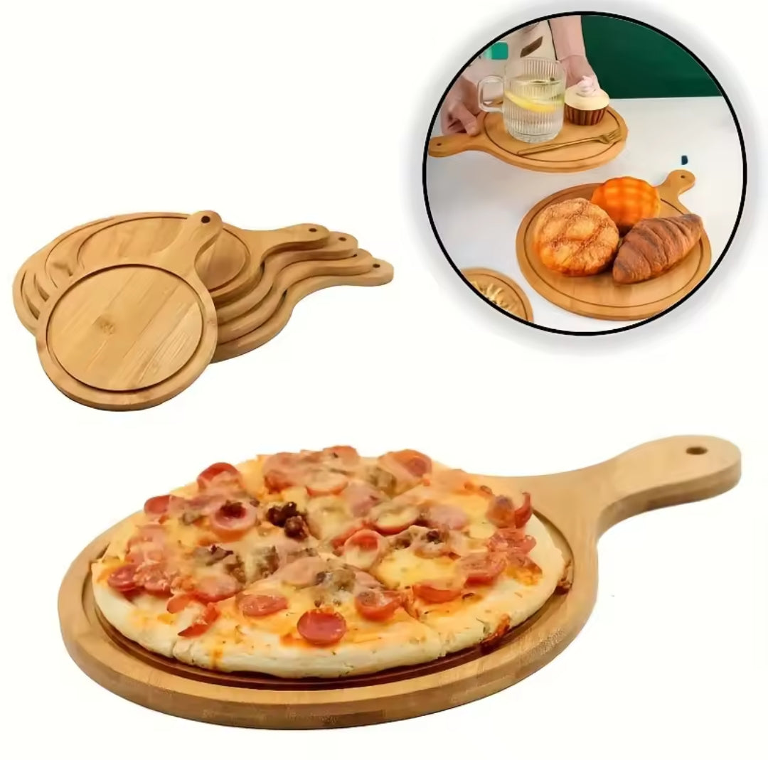 Pizza board wooden round chopping board