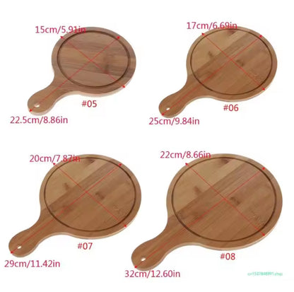 Pizza board wooden round chopping board