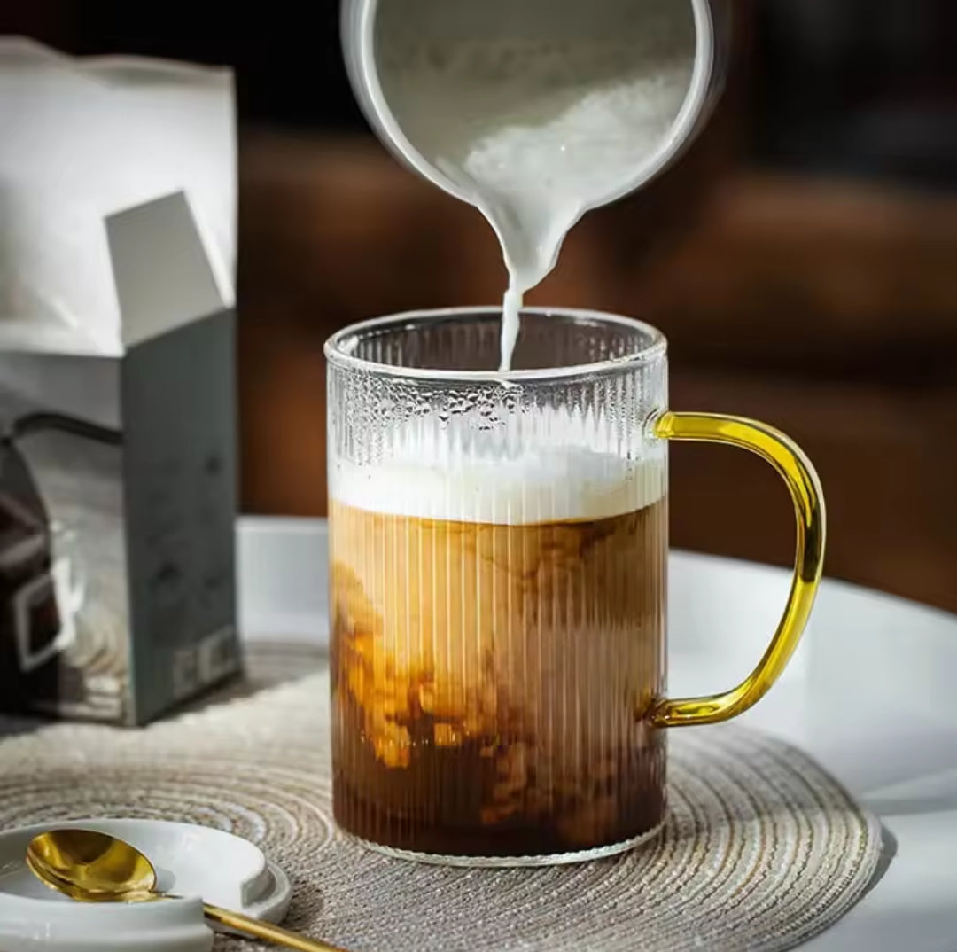Glass mugs