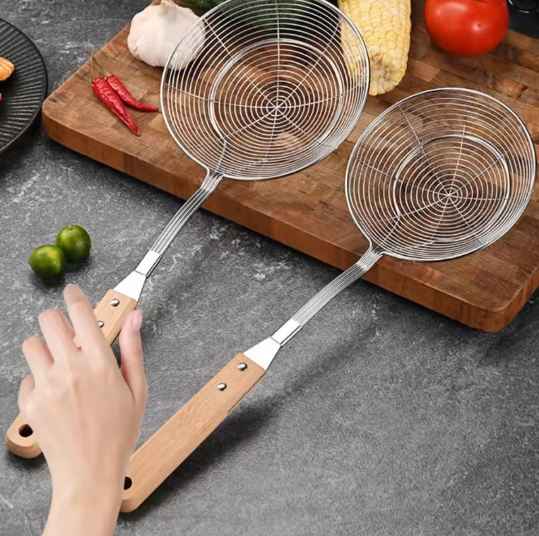 2pc Pasta Strainer Spoon Deep Frying Spoon