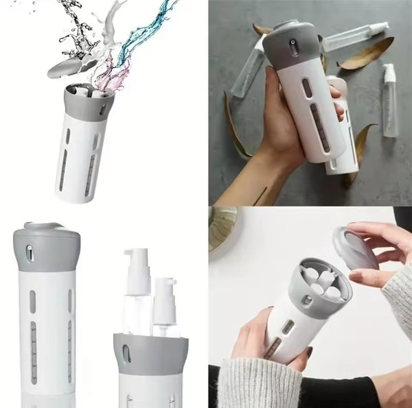 4-in-1 Leakproof Travel Dispenser Bottle and Lotion Set
