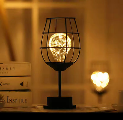 Wrought Iron  LED Table Lamp