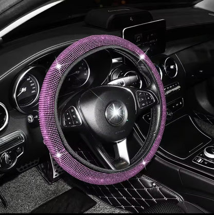 Sparking car steering wheel cover