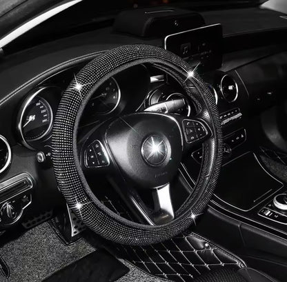Sparking car steering wheel cover