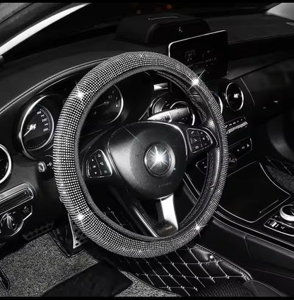 Sparking car steering wheel cover