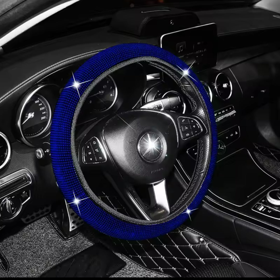 Sparking car steering wheel cover