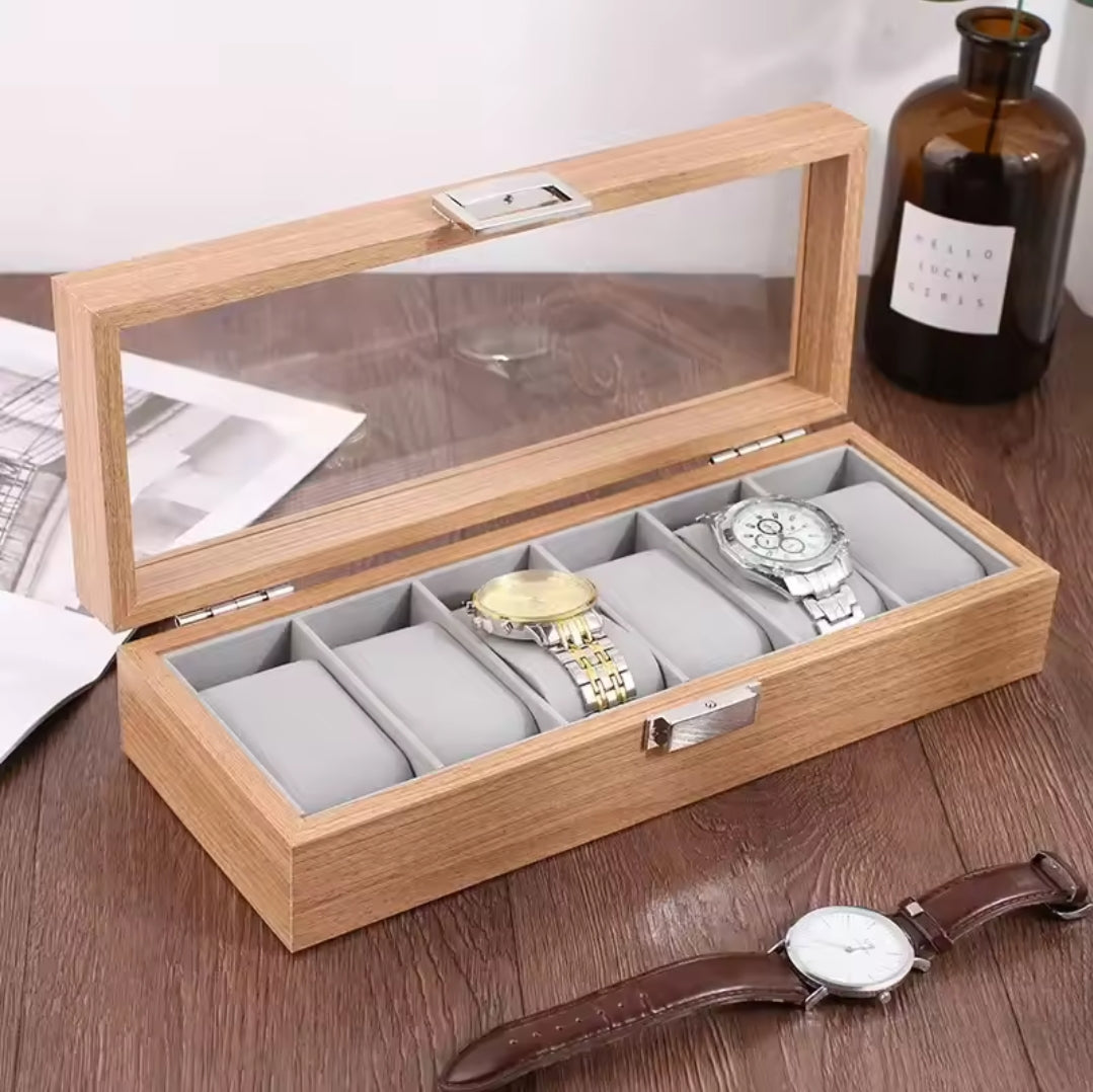 Wooden watch case gift