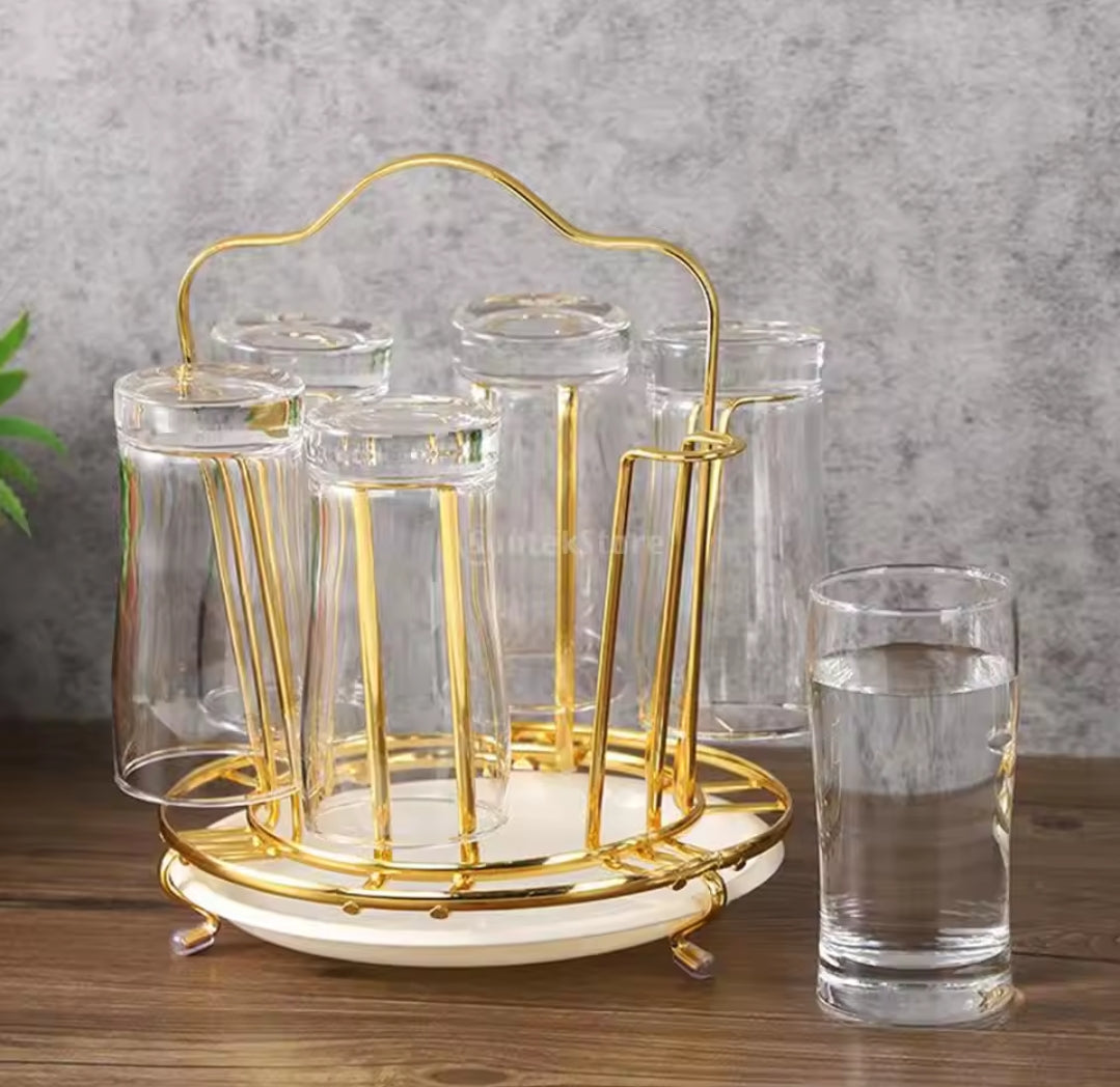 Round Glass Holder