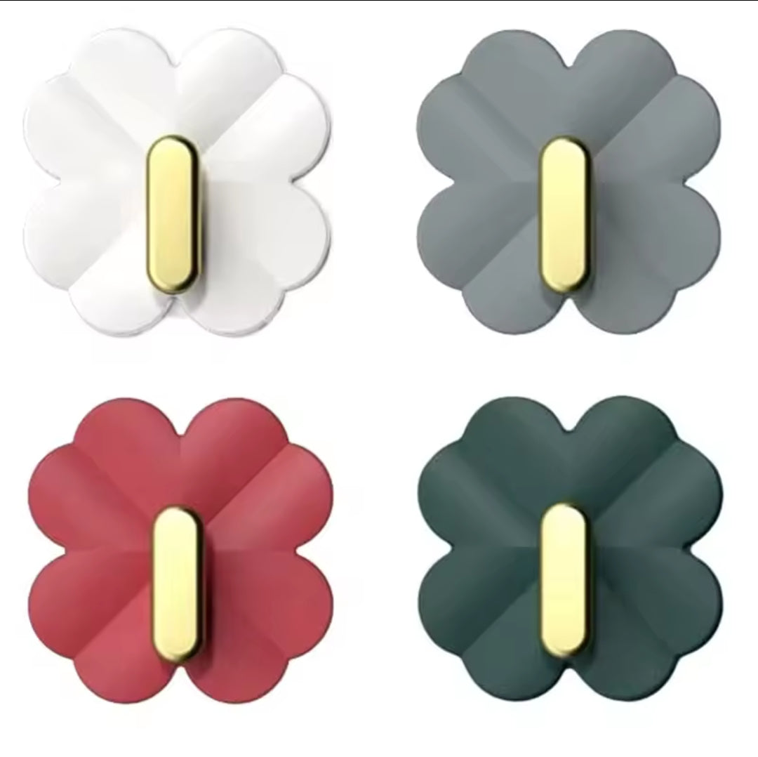 4pcs Self Adhesive Hooks