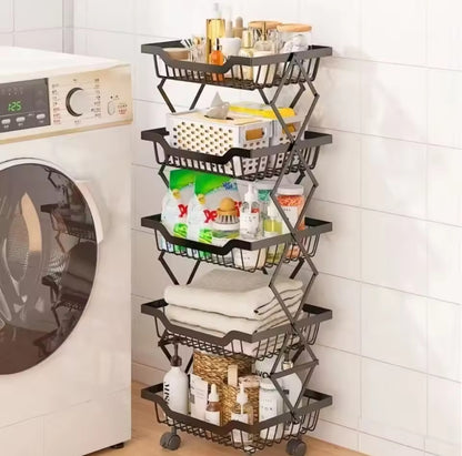 5 Layer Foldable Fruit/Vegetable Rack