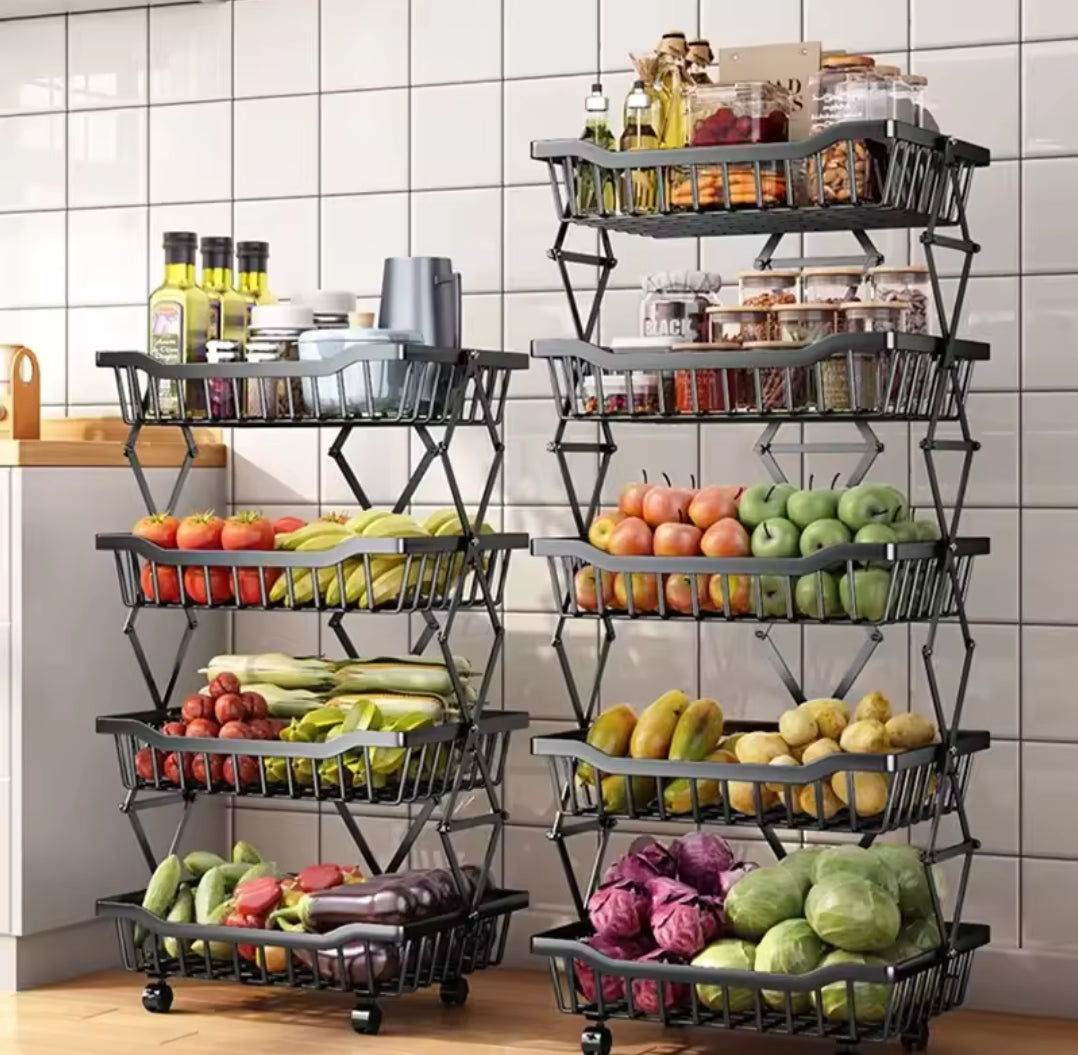 5 Layer Foldable Fruit/Vegetable Rack