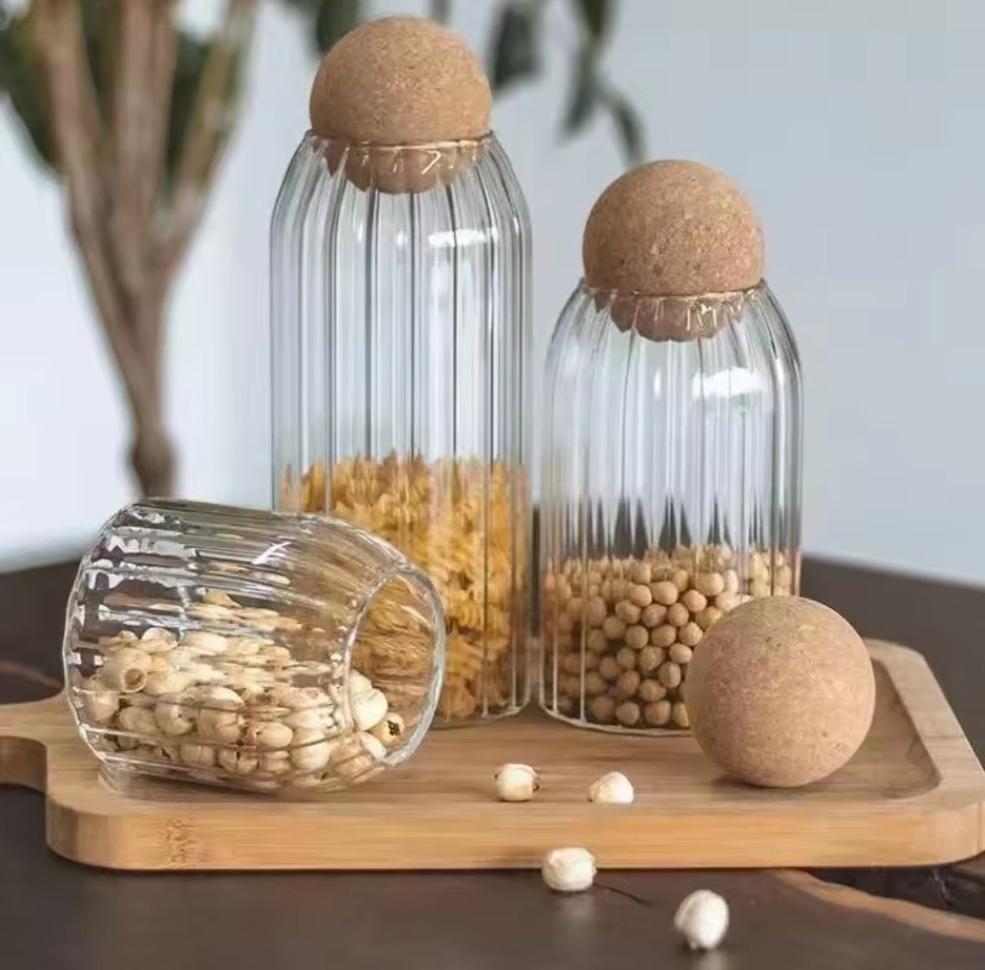 3pc Spaghetti Glass Vase