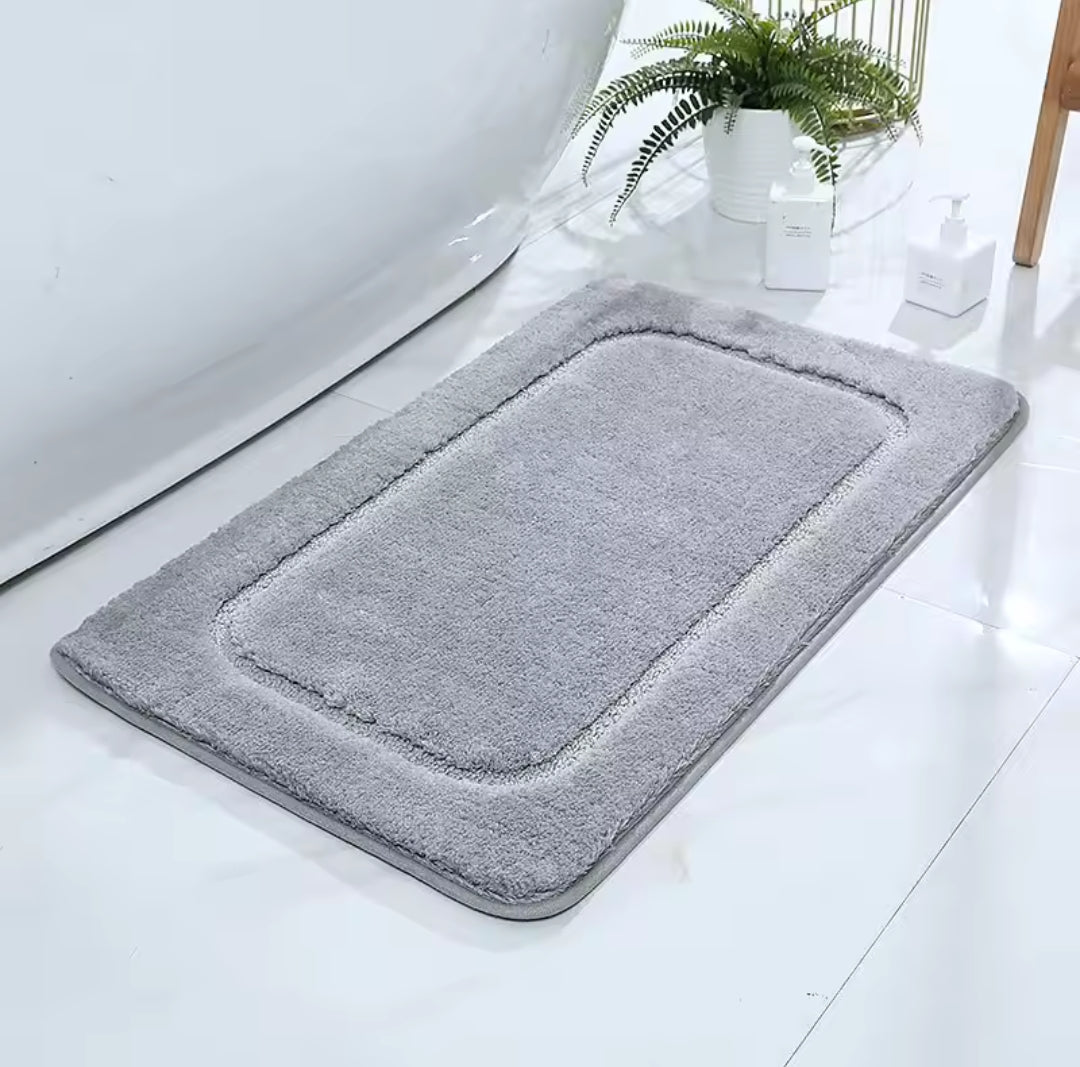 Plush Bathroom Mat