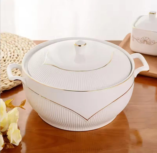 3pcs Ceramic serving bowls