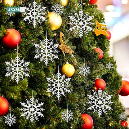 Set Of 6 Snowflake Deco Set 