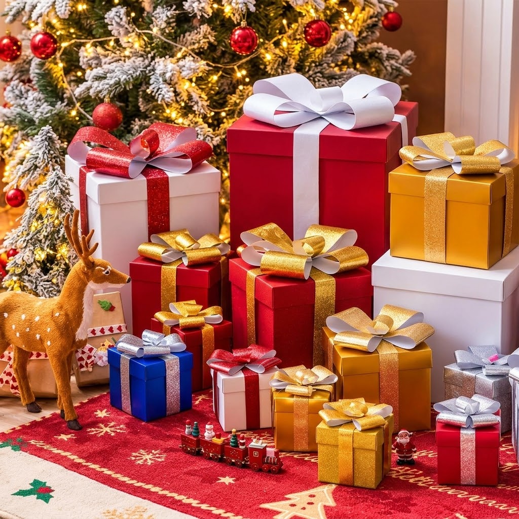 Set of 5 Christmas Decorative  Gift Boxes in Nairobi Gem Home Accesories 