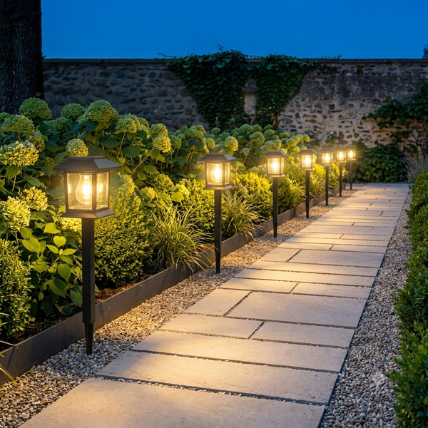 Big Size Solar Powered Garden Stake Light