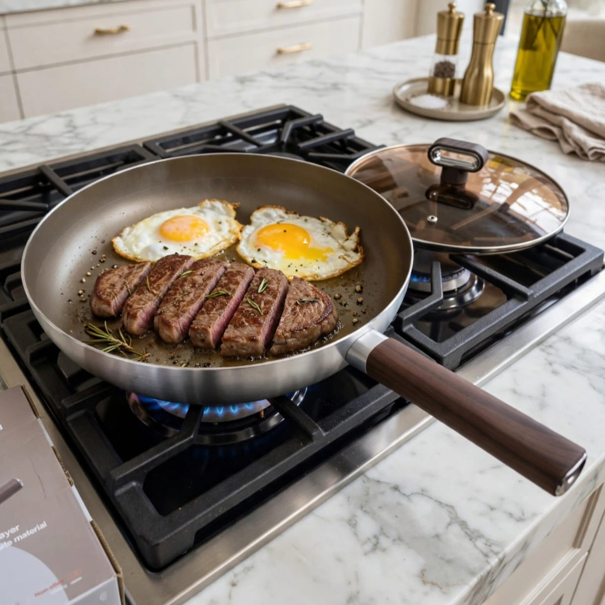 18/10Stainless Steel Frying Pan 