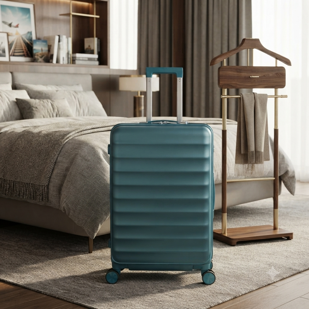 Travel Anytime Time Blue suitcase in Nairobi 