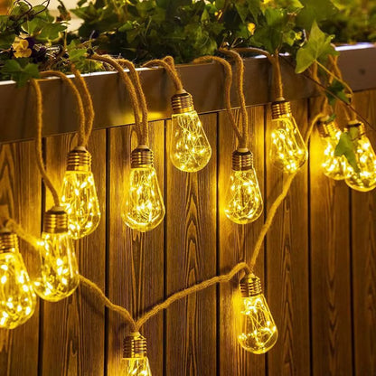 Vintage Hemp Rope Christmas Lights 10m in Nairobi 