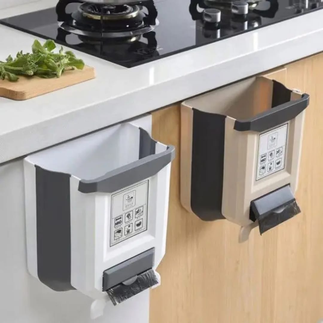 Wall Hanging Collapsible Trash Can in Nairobi Gem Home 