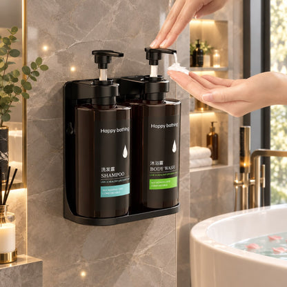 Walll mounted body wash,shampoo,soap dispenser 