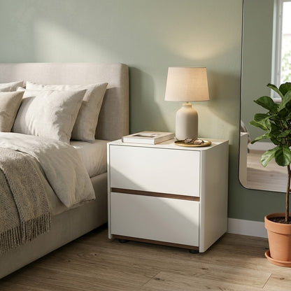 Two Drawer Bedside Nightstand in Nairobi Gem Home Accessories 