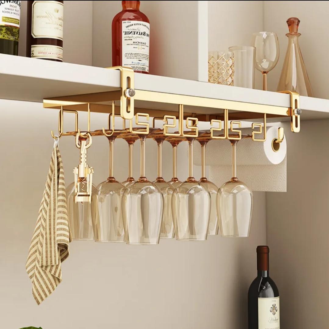 Gold Metallic Under the Cabinet  Rack in Nairobi Gem Home 