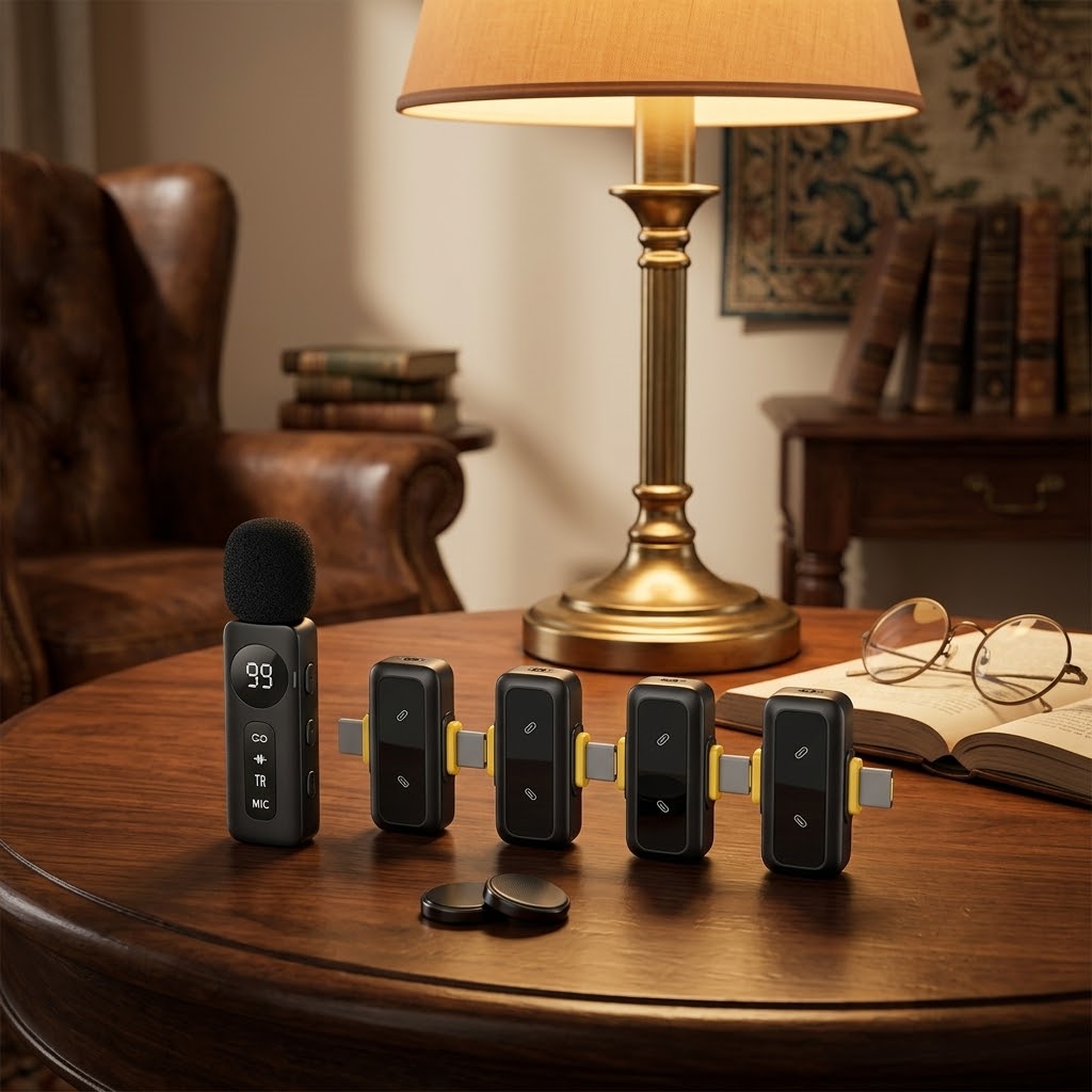 Wireless Microphone  with AI Noise Cancellation in Nairobi Gem Home Accessories