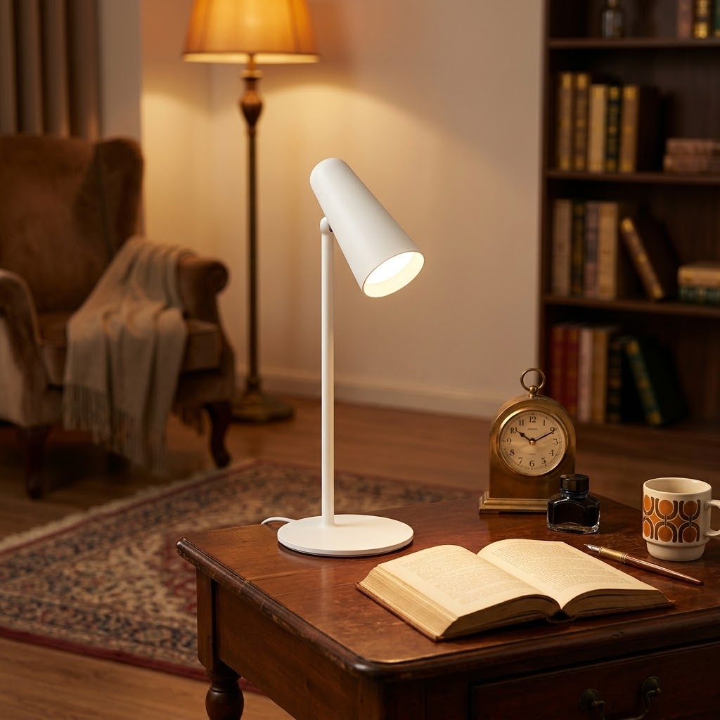 White Recheargeable Office Reading Desk Lamp in Nairobi Gem Home Accessories