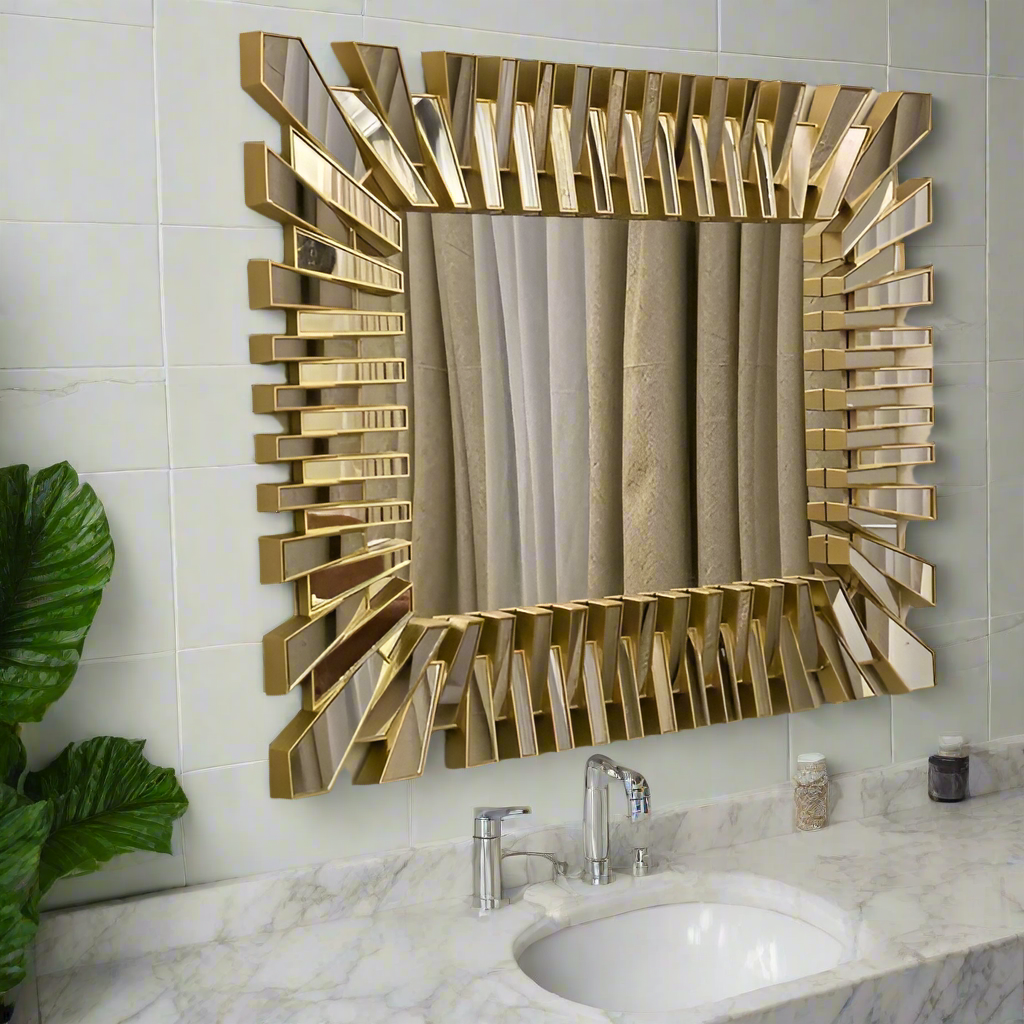 Modern rectangular mirror