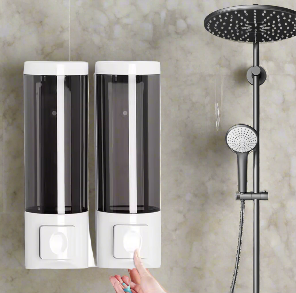 Double Wall mounted soap dispenser