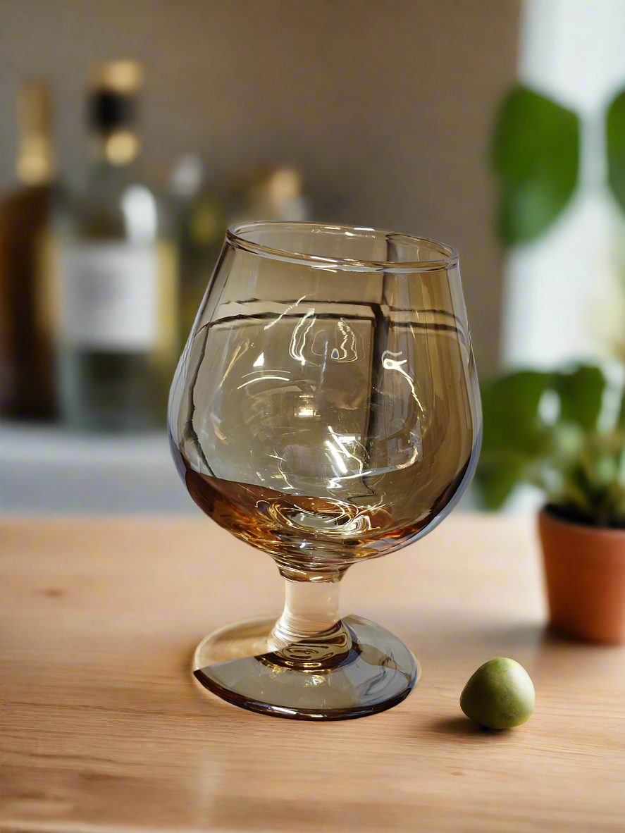 6pc Cognac glasses