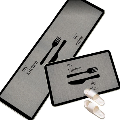 Rubber kitchen mats