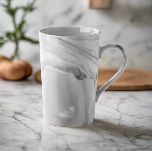 Marble ceramic cup
