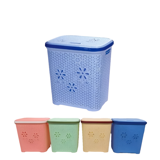 Laundry Basket with Square Lid