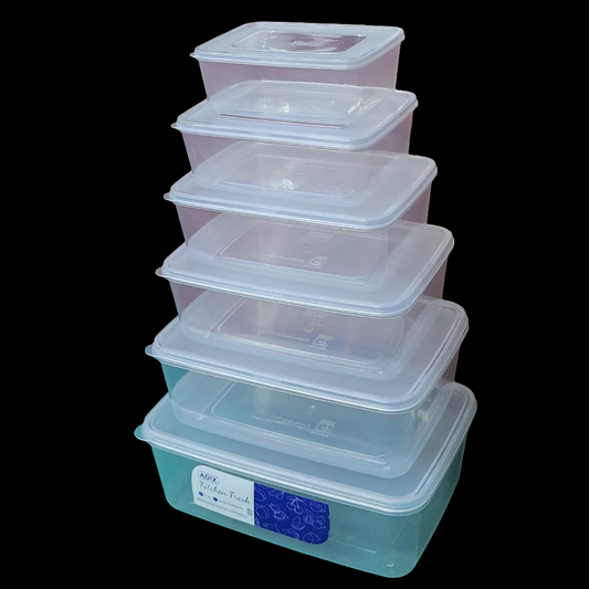 6Pc Food storage containers