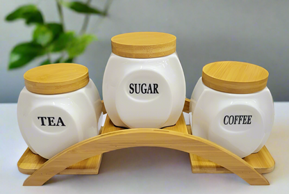 3Pc tea coffee sugar set