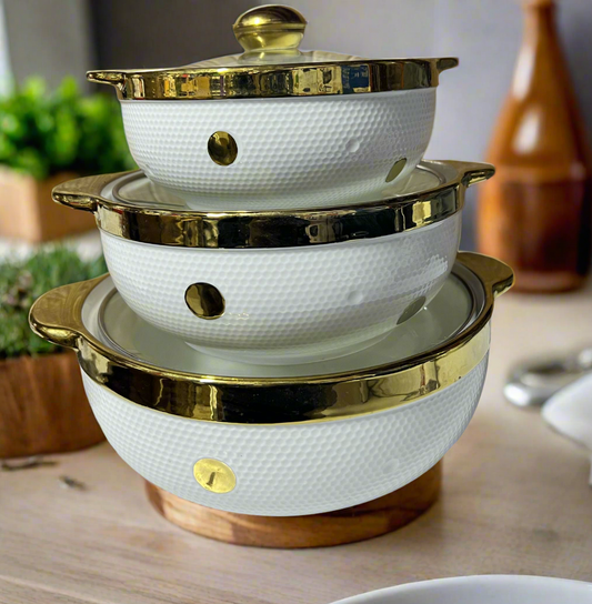 3pc Ceramic soup /serving bowls