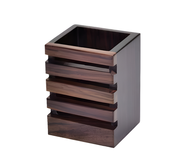 Wooden cutlery holder