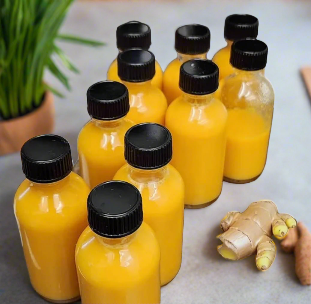 6pc Ginger Shot Bottles gha