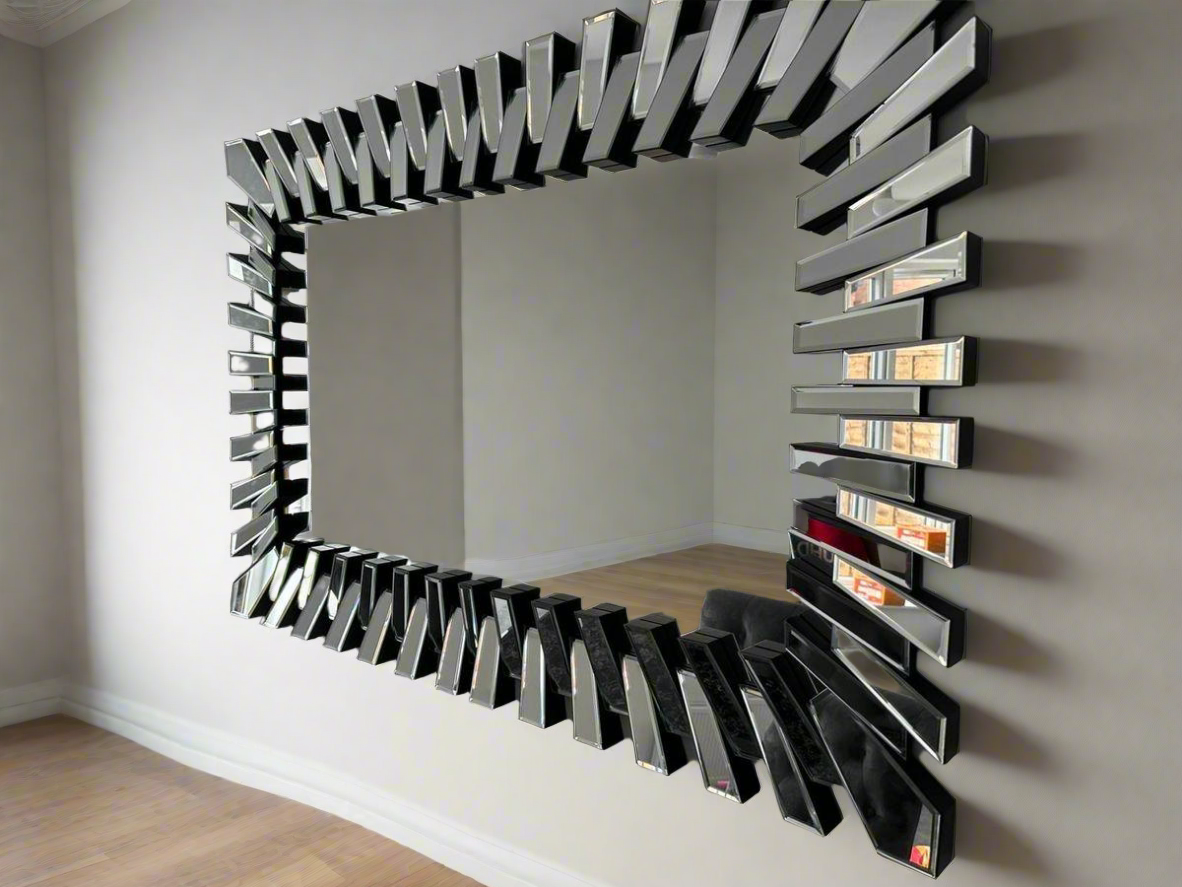 Modern rectangular mirror